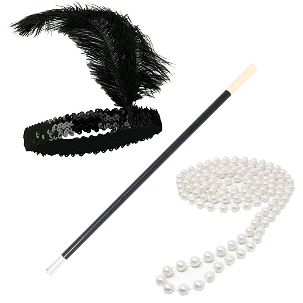 1920's Flapper Accessory Set - Roaring 20's Costume Accessories - 1 Set